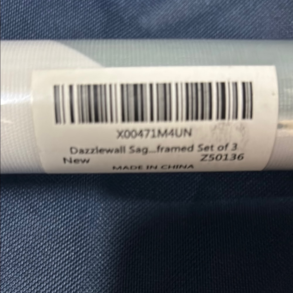 Sag Framed Art Set - White and Gray